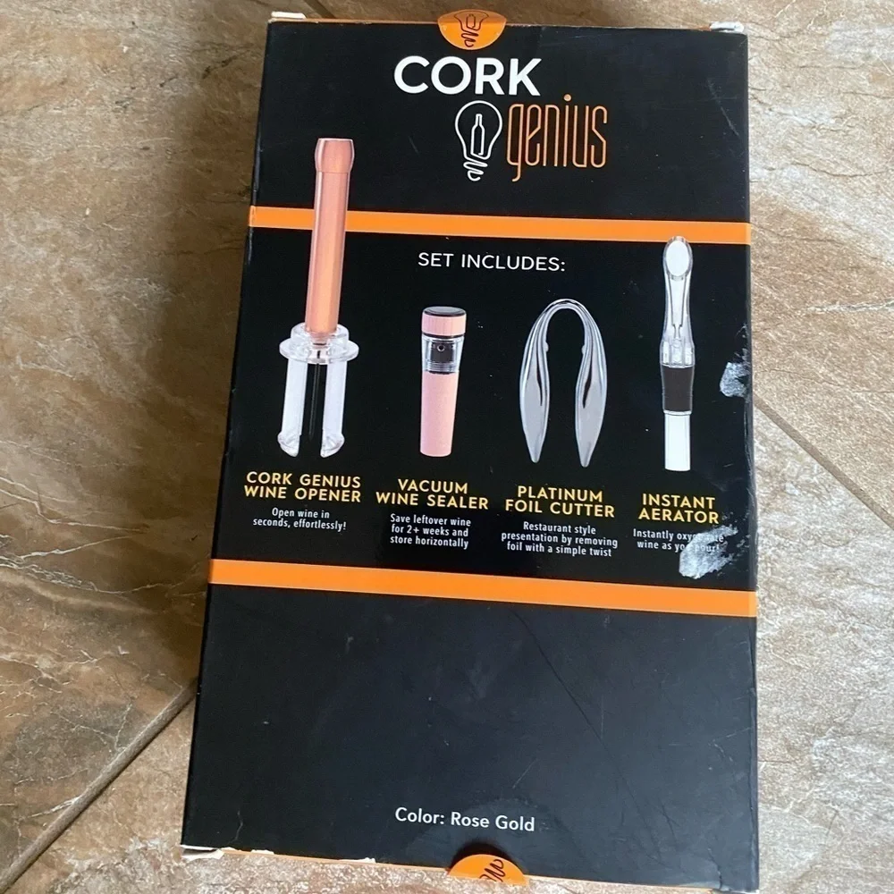 CORK GENIUS AIR JET ESSENTIALS WINE KIT